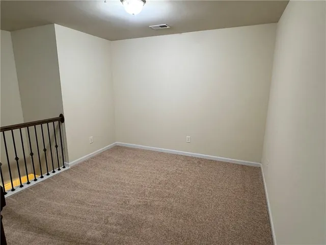 a view of empty room