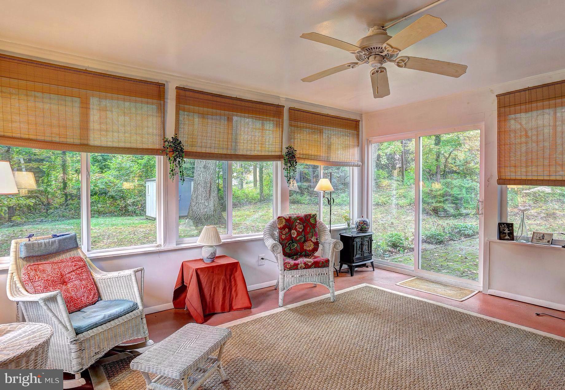 Sunroom off Living Room