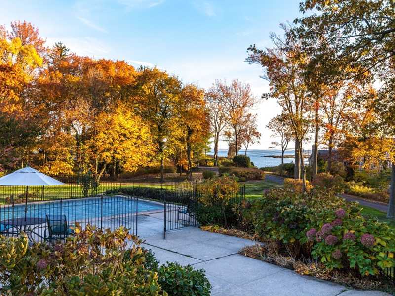 37 Contentment Island Road Darien, CT 06820 - Photo 3 of 24 a view of a backyard