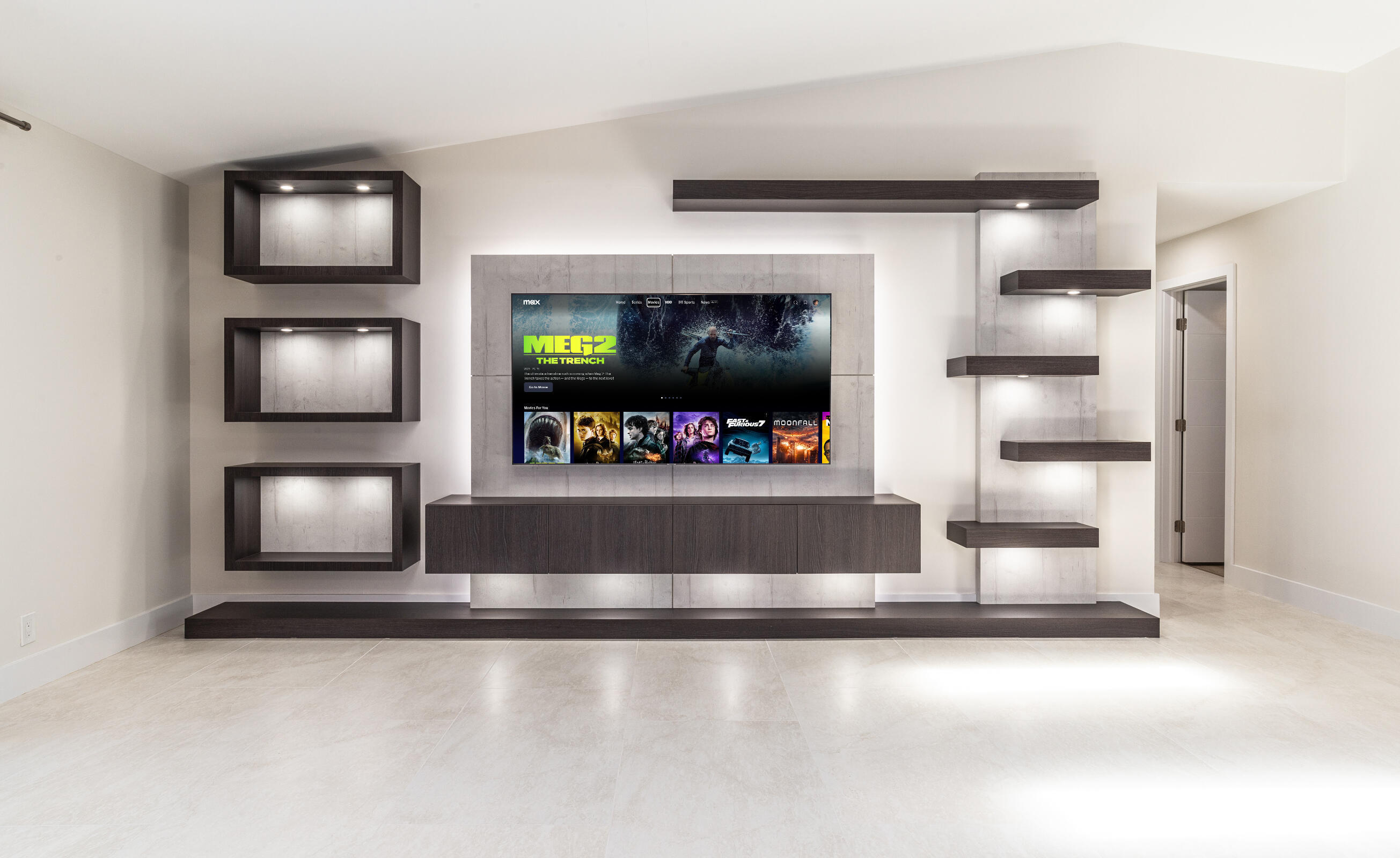 4126 Birchwood Drive Boca Raton, FL 33487 - Photo 21 of 70 Modern Entertainment Center with TV