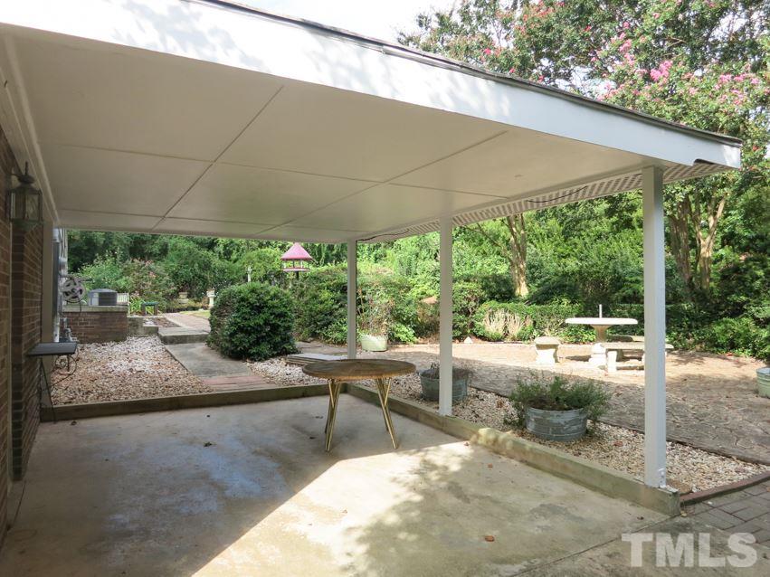 4701 Latimer Road Raleigh, NC 27609 - Photo 22 of 25 View of the lg covered Patio.