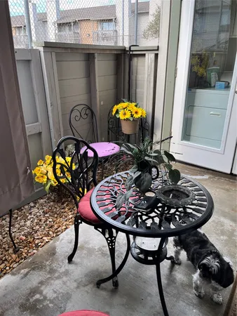 a table with chairs and a table