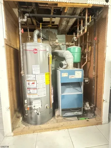 a room with storage and utility