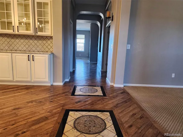 a view of a entryway door of the house