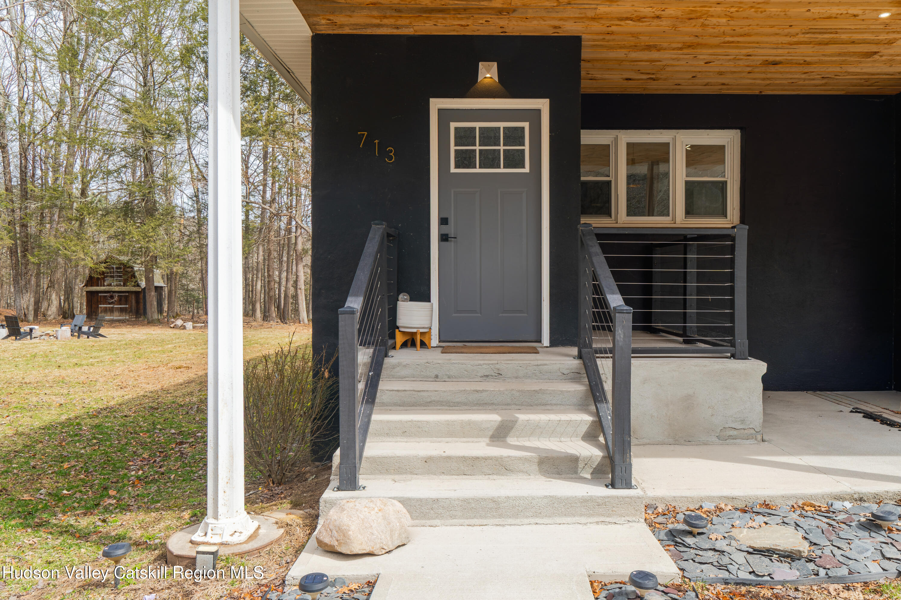 713 Oak Ridge Road Ellenville, NY 12428 - Photo 45 of 53 a view of a entrance door of the house