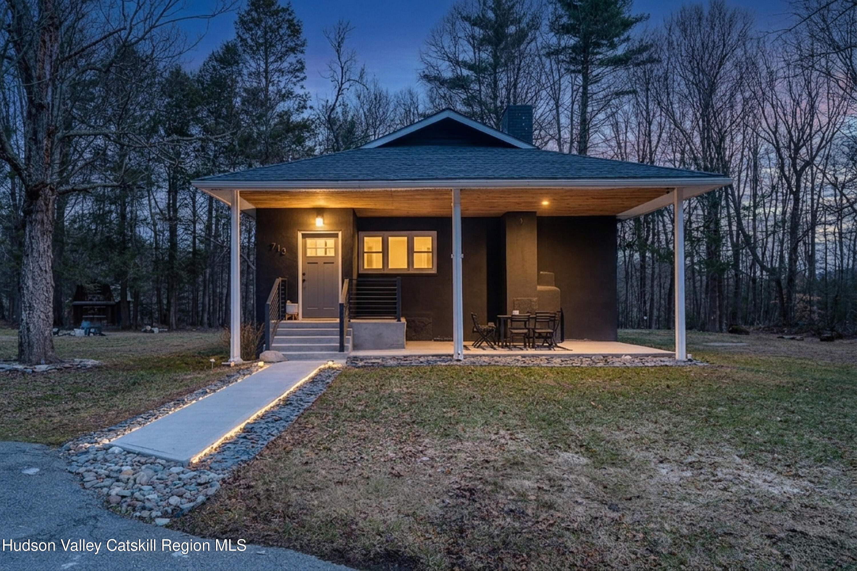 713 Oak Ridge Road Ellenville, NY 12428 - Photo 51 of 53 a view of a house with backyard and porch