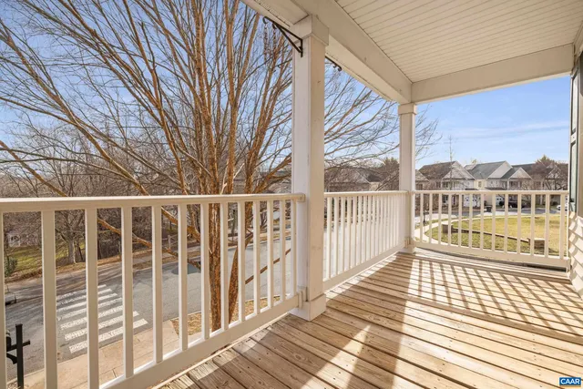 a view of a house with a balcony