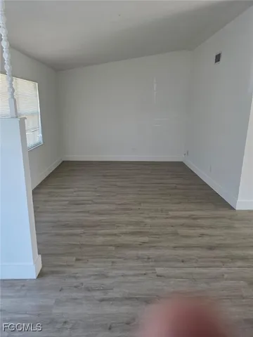 a view of an empty room