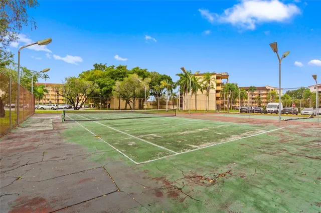 a view of a basketball court