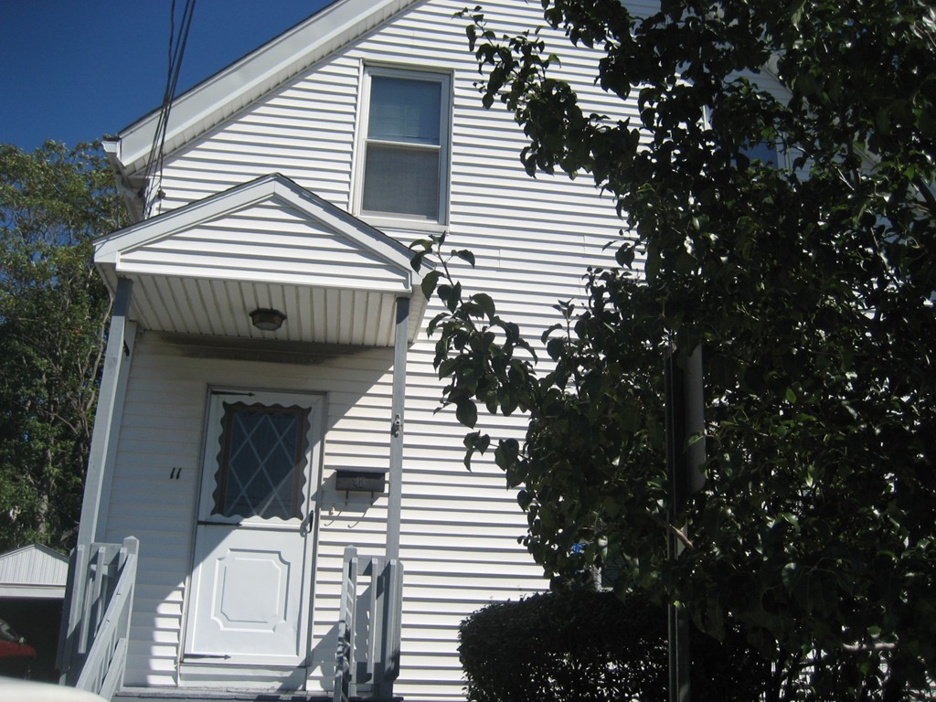 a view of a house with a balcony