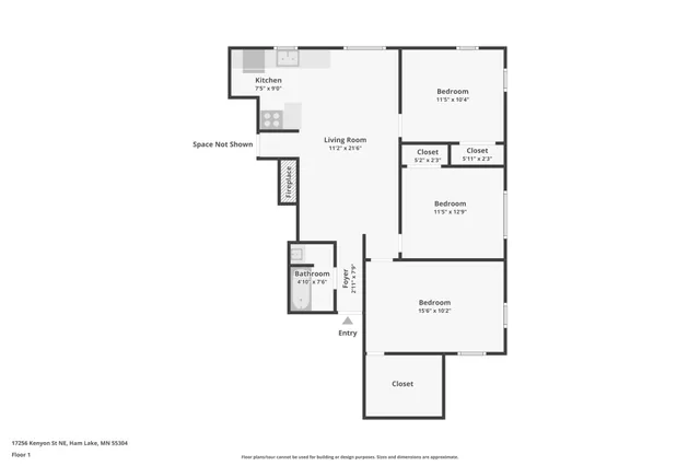 $1,450 | 17256 Kenyon Street Northeast, Andover, MN 55304