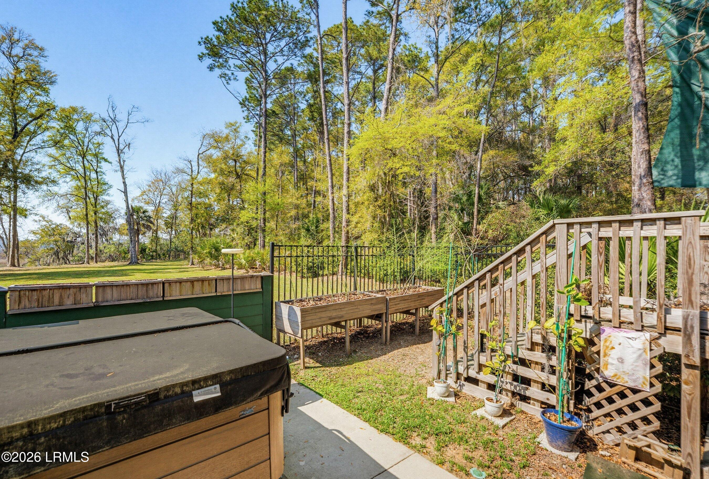 50 Long Point Drive Beaufort, SC 29907 - Photo 37 of 85 Fenced In Hot Tub Court Yard