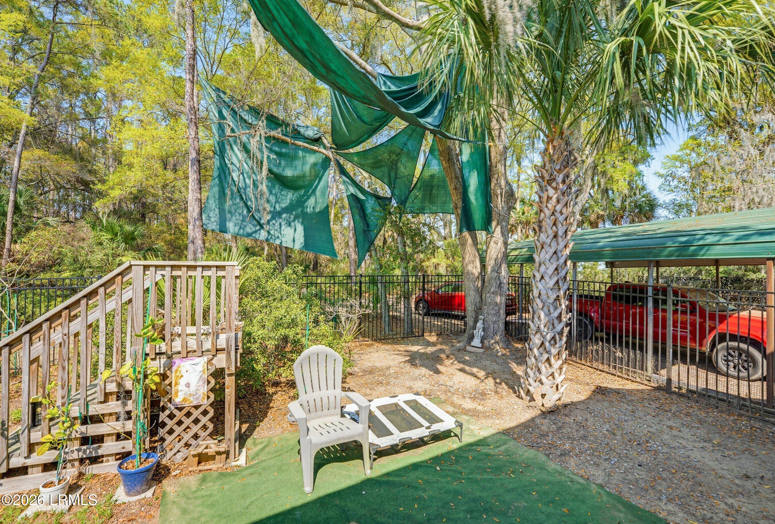 50 Long Point Drive Beaufort, SC 29907 - Photo 38 of 85 Fenced In Hot Tub Court Yard