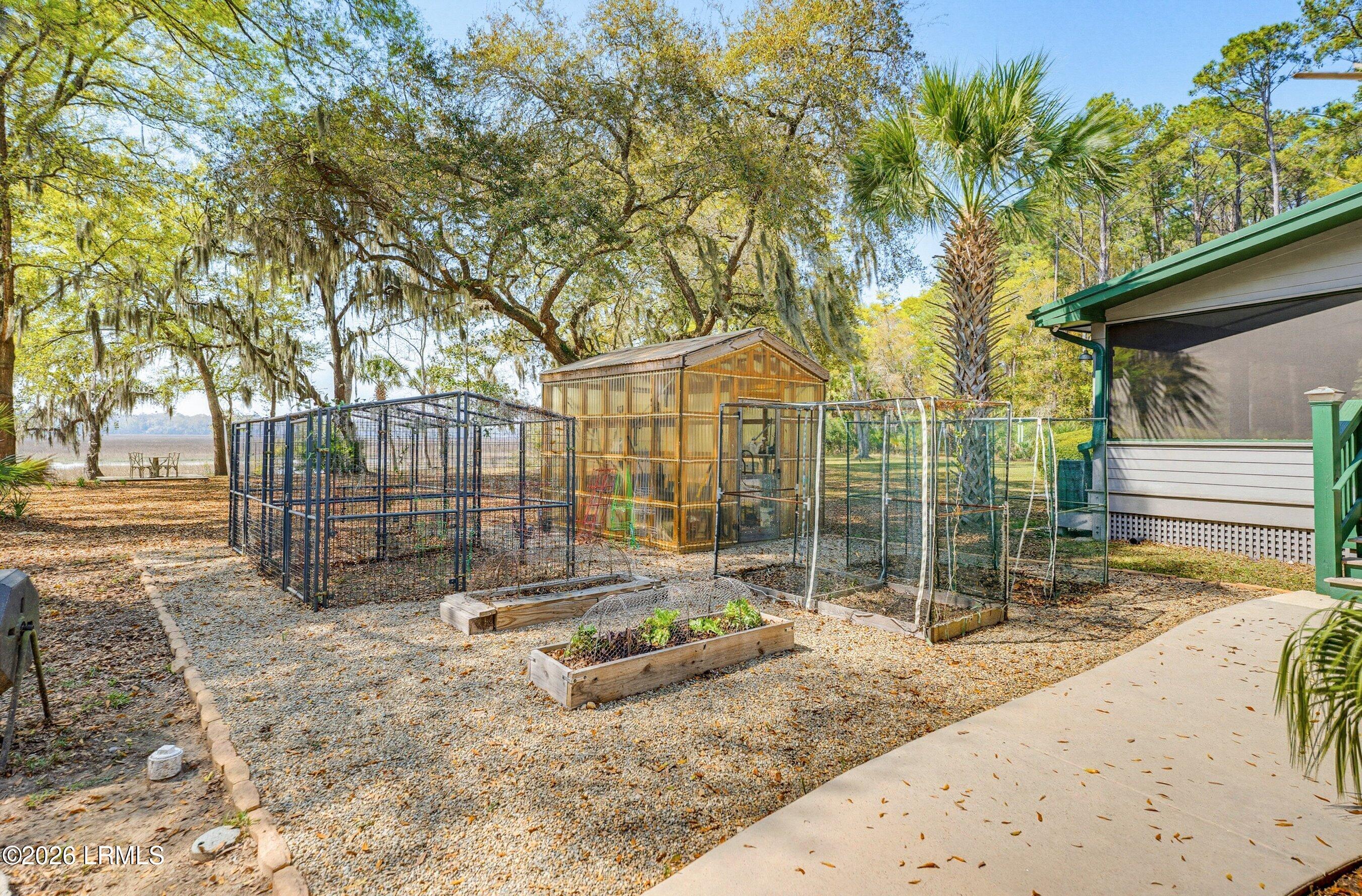 50 Long Point Drive Beaufort, SC 29907 - Photo 51 of 85 Gardening Area w/ Green House