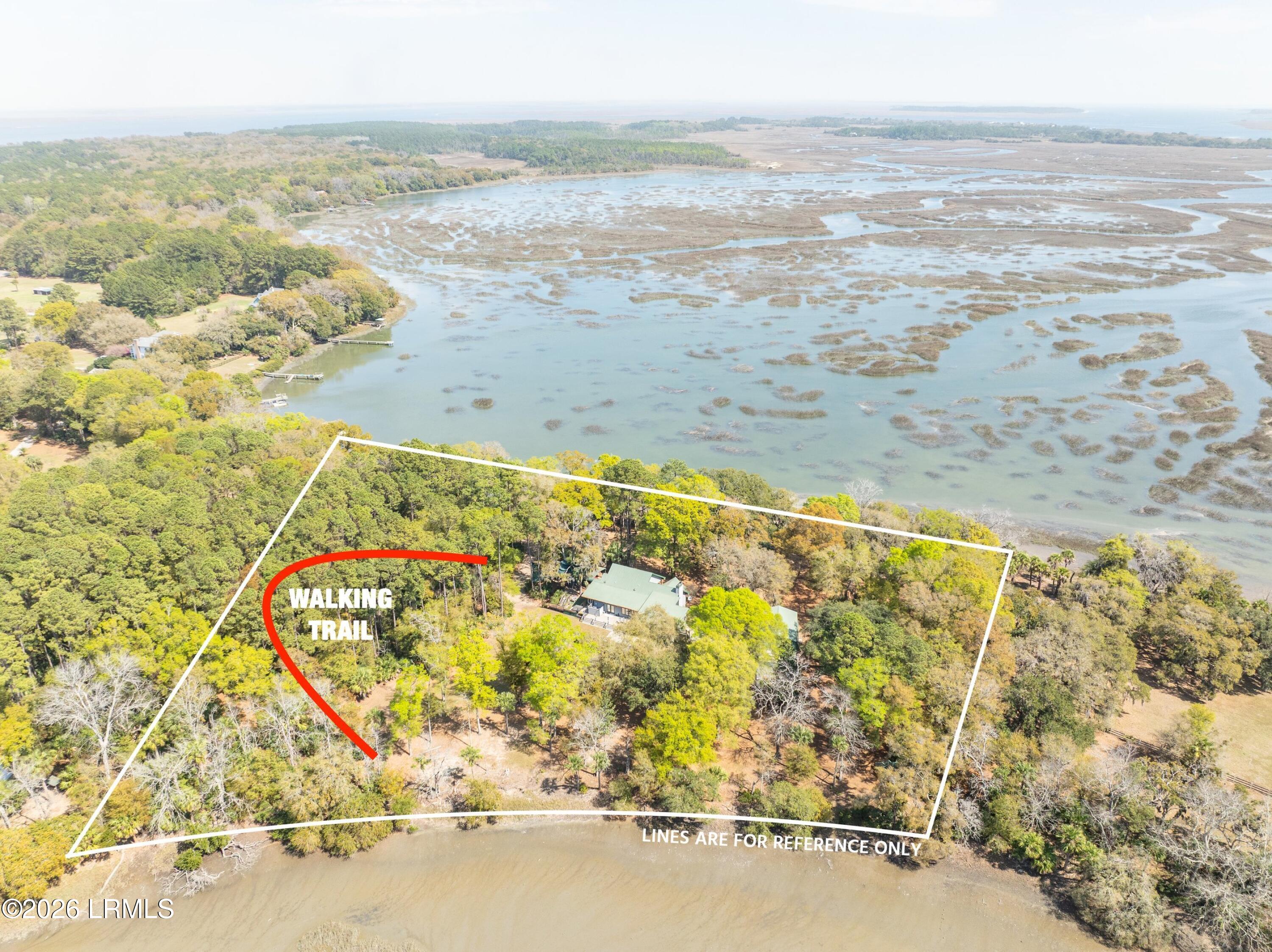 50 Long Point Drive Beaufort, SC 29907 - Photo 6 of 85 Property Boundaries & Walking Trail