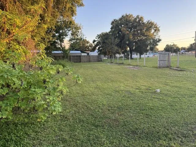 a view of a green field