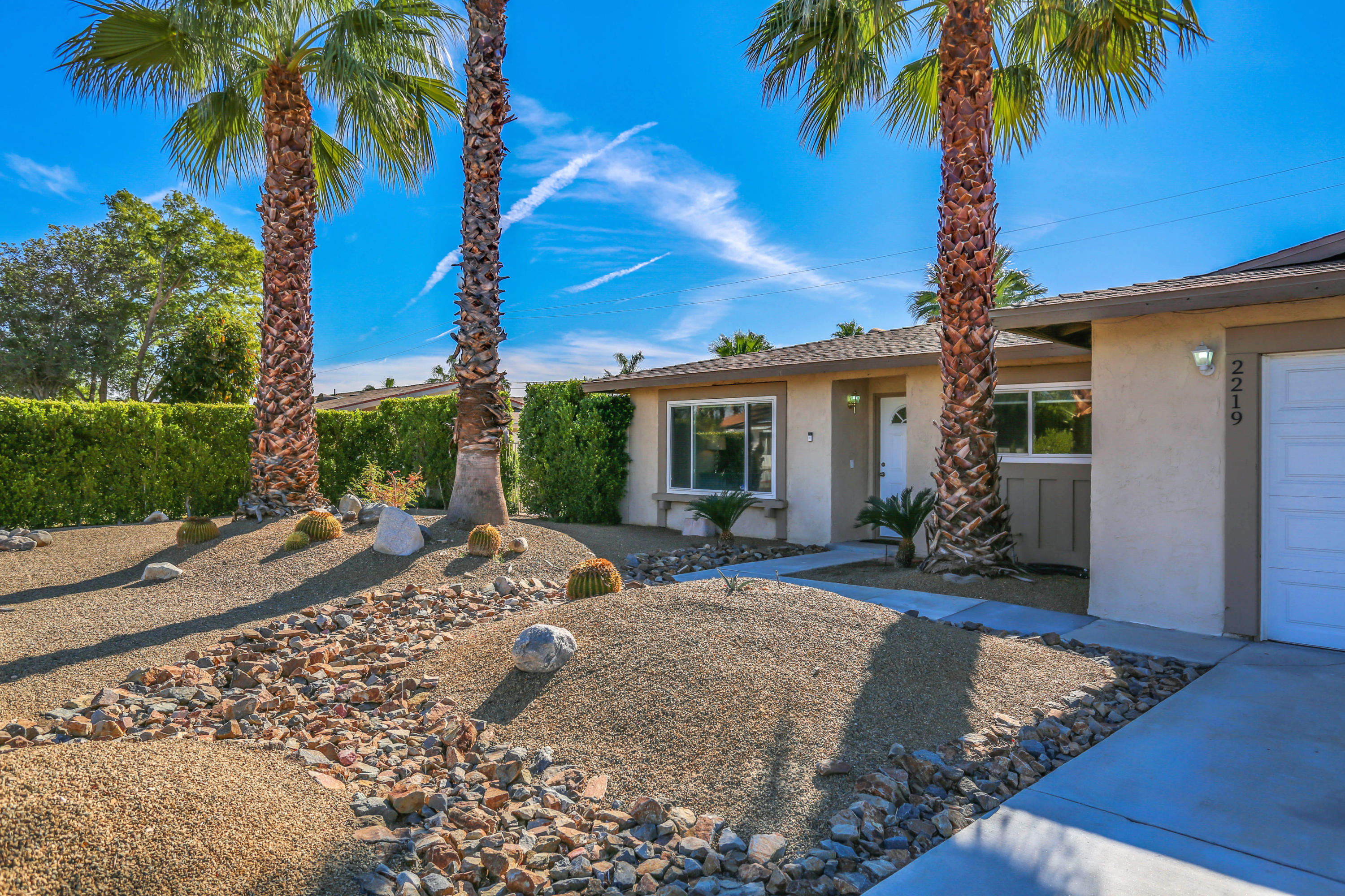 2219 East Bellamy Road Palm Springs, CA 92262 - Photo 2 of 27 Front elevation view 2