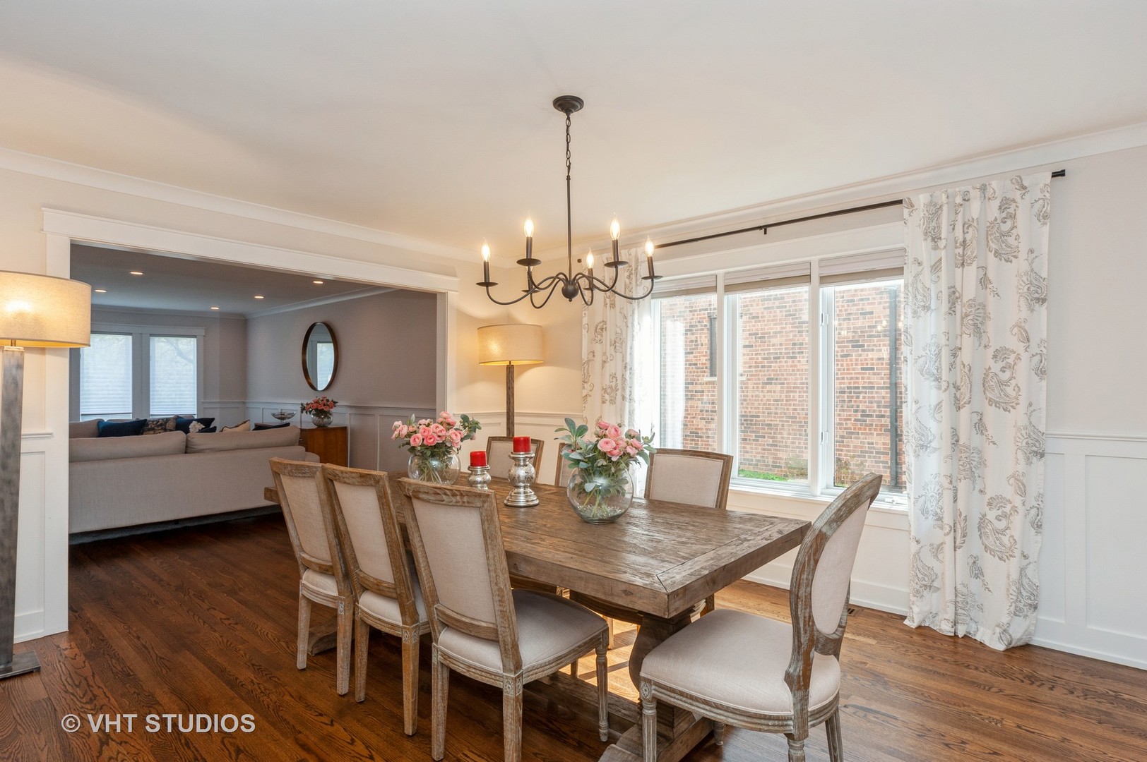 217 Devon Avenue Park Ridge, IL 60068 - Photo 5 of 28 a view of a dining room with furniture window and wooden floor