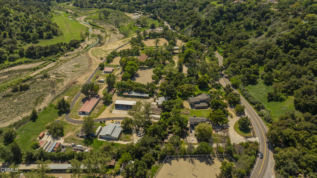 10484 Creek Road Oak View, CA 93022 - Photo 23 of 52 an aerial view of residential building with parking space