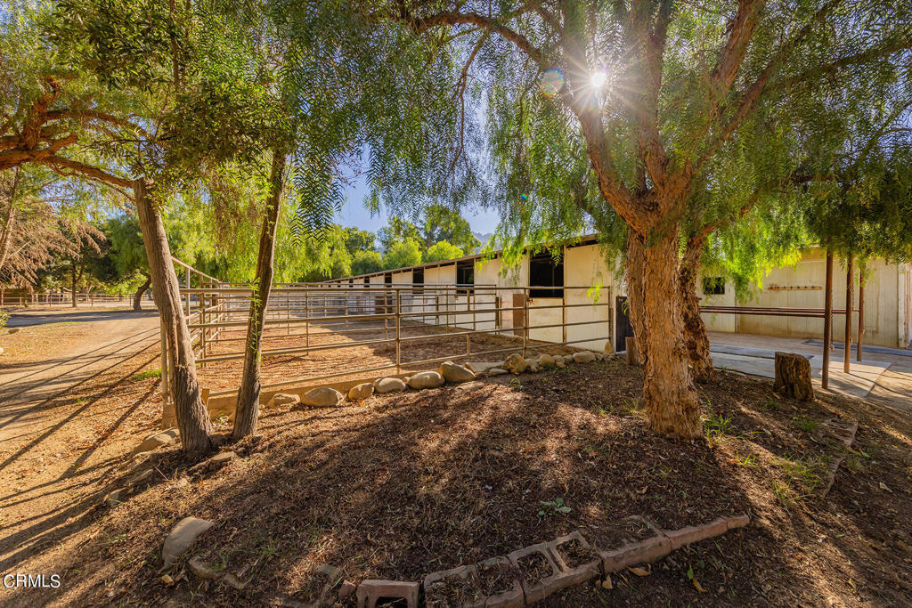 10484 Creek Road Oak View, CA 93022 - Photo 27 of 52 a view of a yard with trees