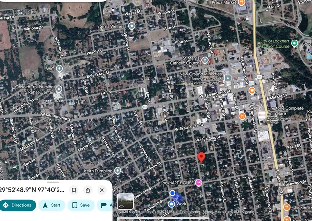 a view of parking space