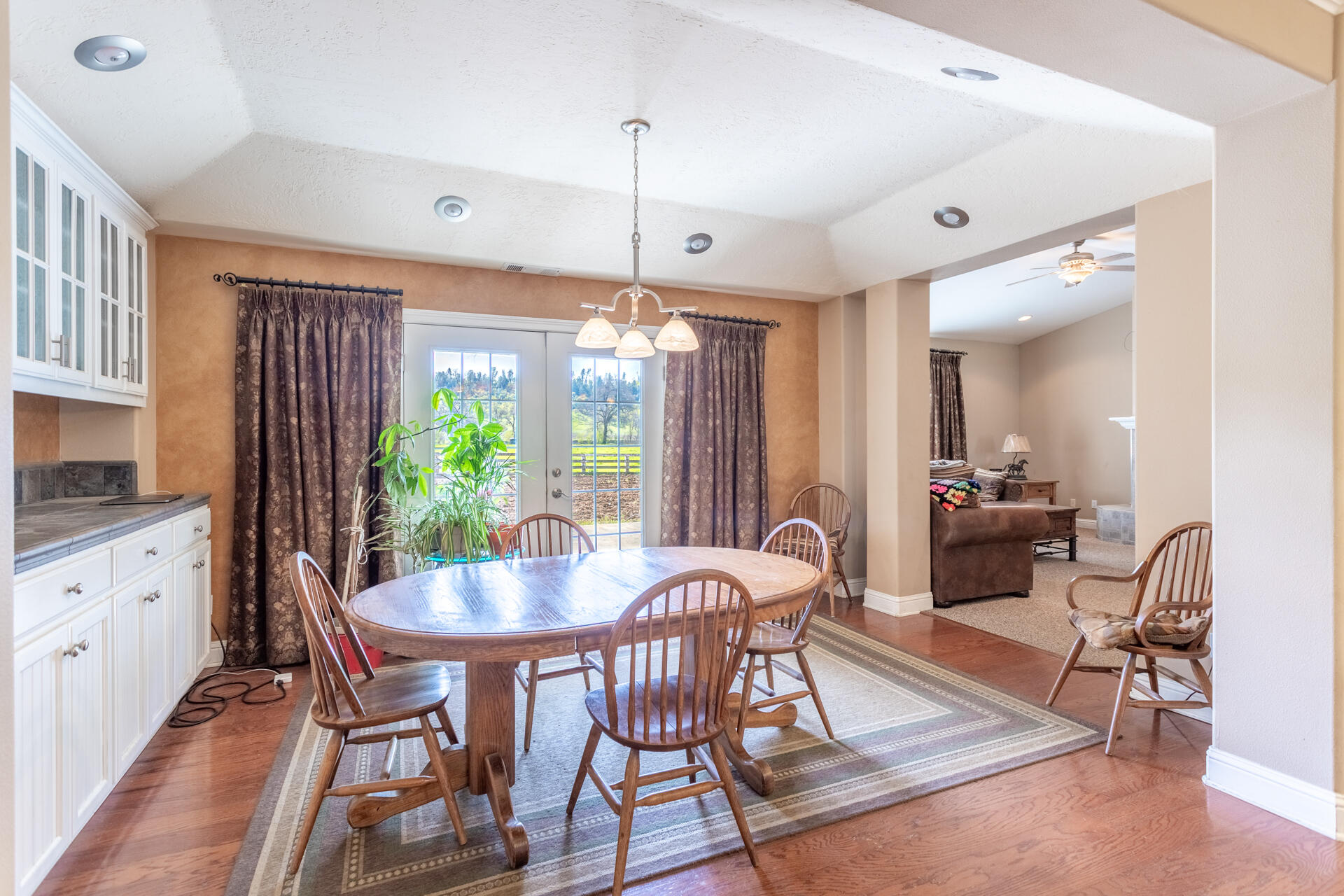 11847 Oak Run Road Oak Run, CA 96069 - Photo 11 of 54 a view of a dining room with furniture window and outside view