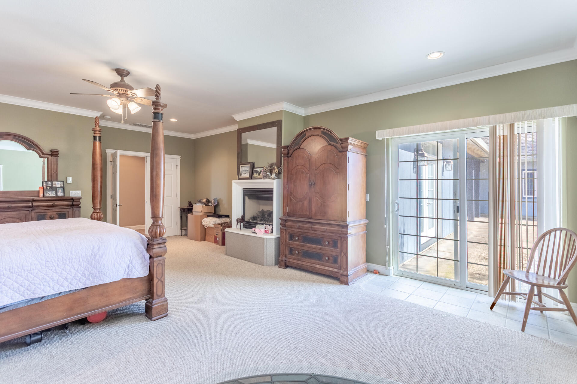 11847 Oak Run Road Oak Run, CA 96069 - Photo 19 of 54 a bed room with a bed and a television