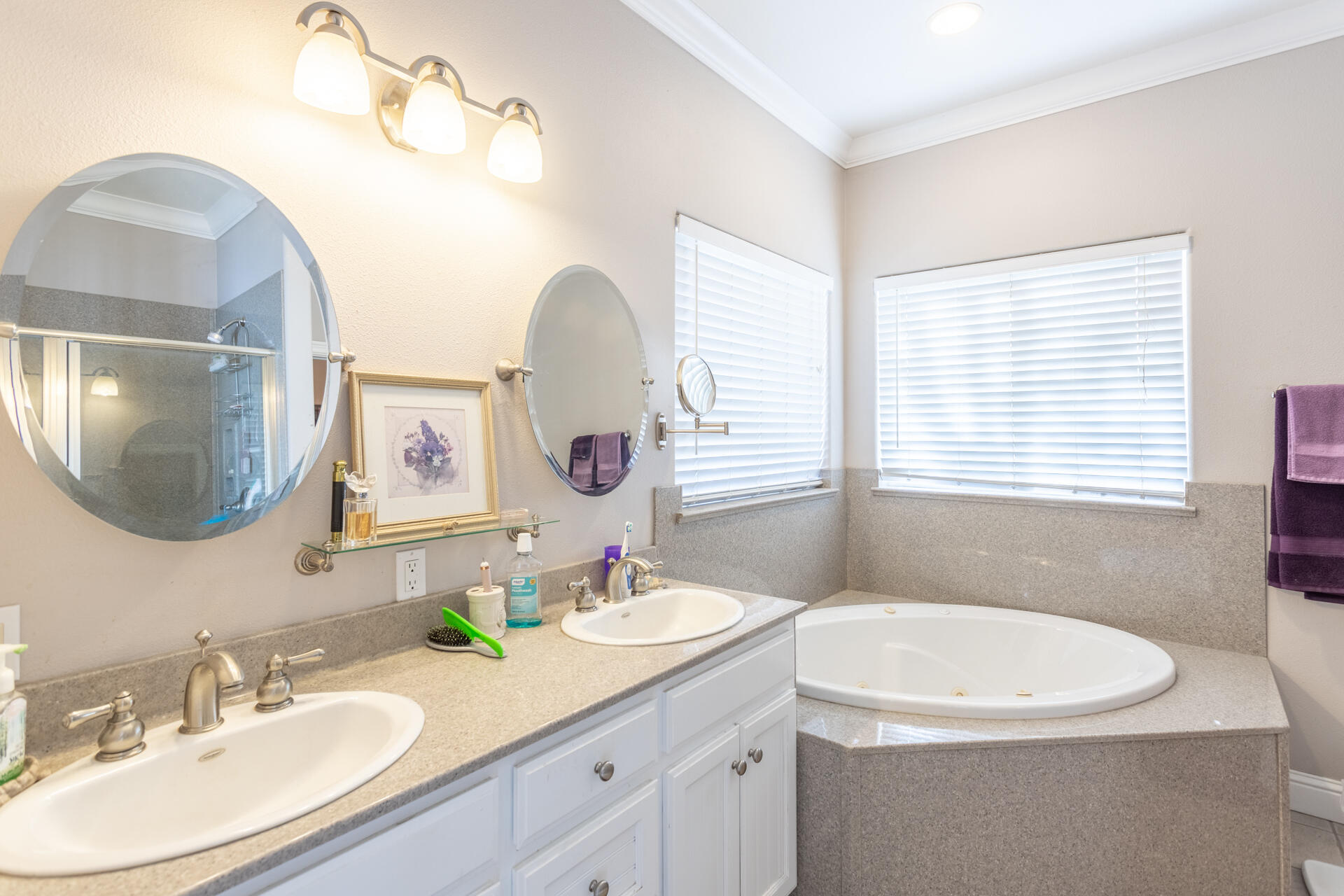 11847 Oak Run Road Oak Run, CA 96069 - Photo 20 of 54 a bathroom with a sink and a mirror