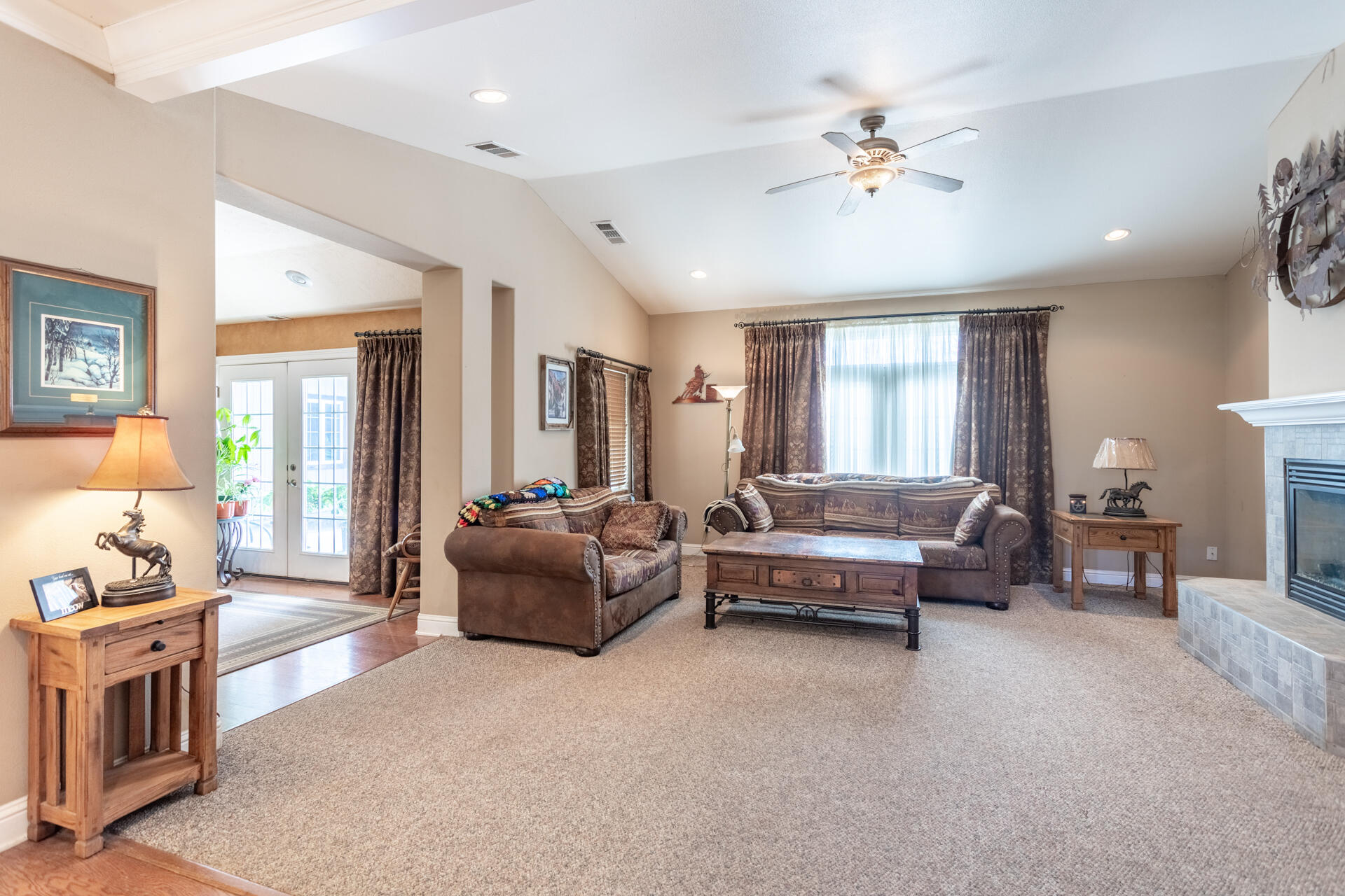 11847 Oak Run Road Oak Run, CA 96069 - Photo 9 of 54 a living room with furniture and a chandelier