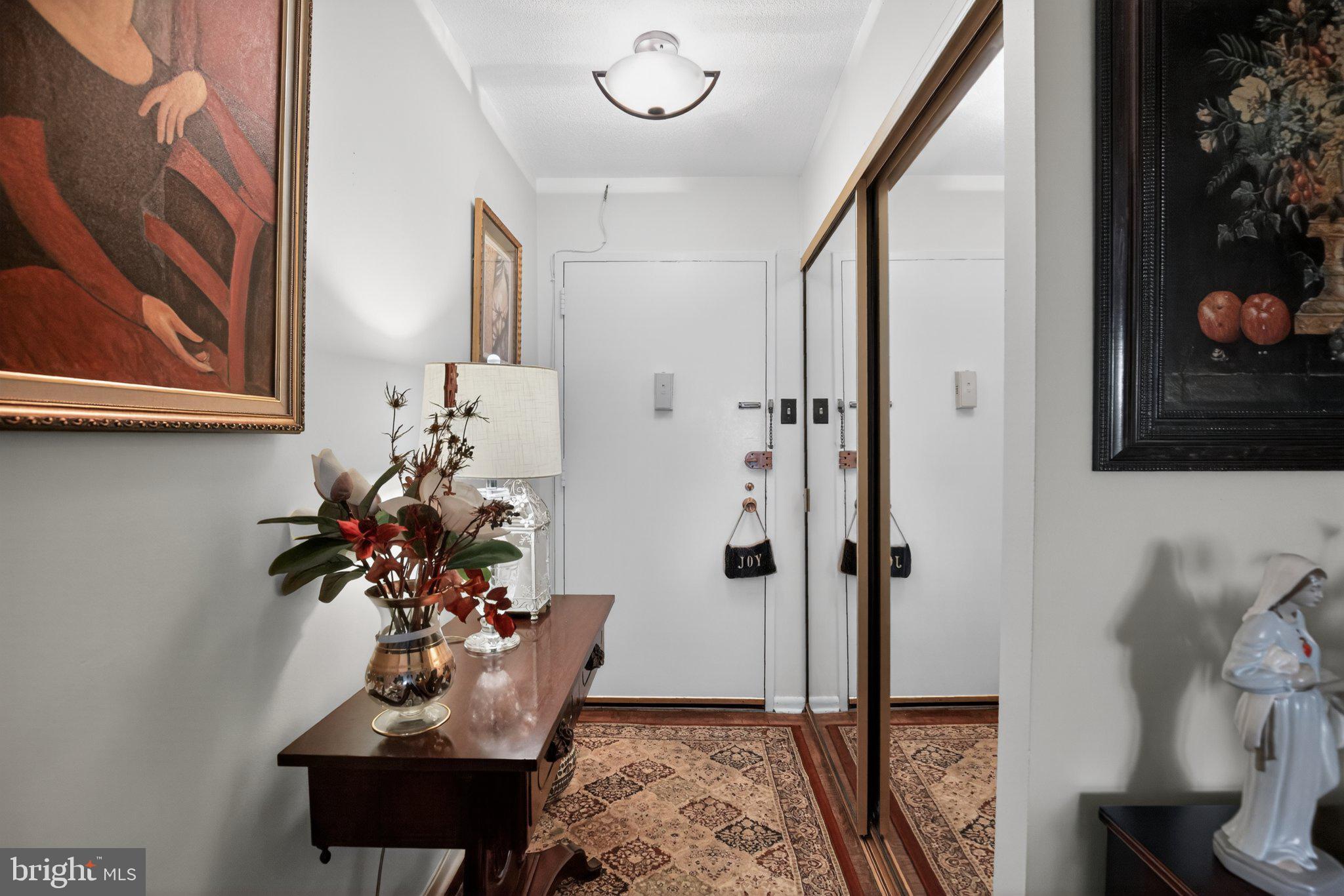700 7th Street Southwest, Unit 526 Washington, DC 20024 - Photo 5 of 33 Elegant entryway with artistic flair.