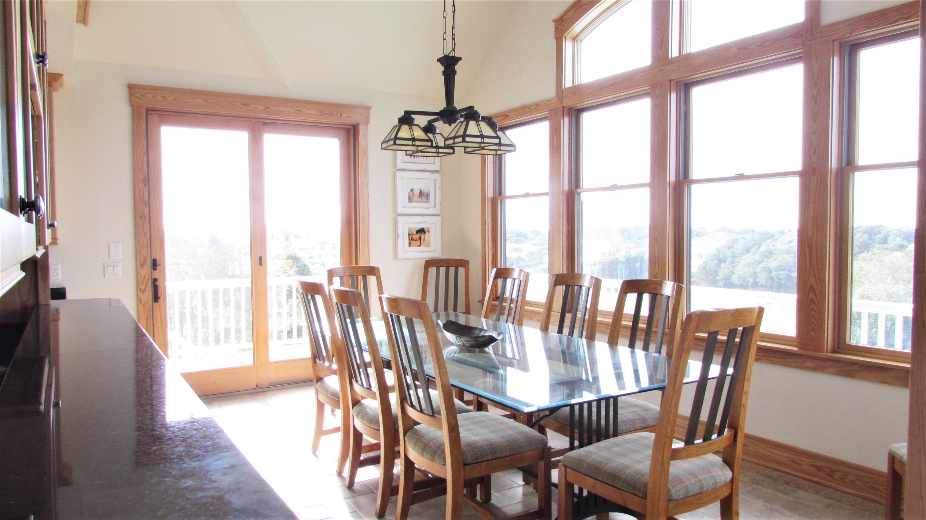 744 Hammock Lane Corolla, NC 27927 - Photo 17 of 46 Dining overlooking the sunsets