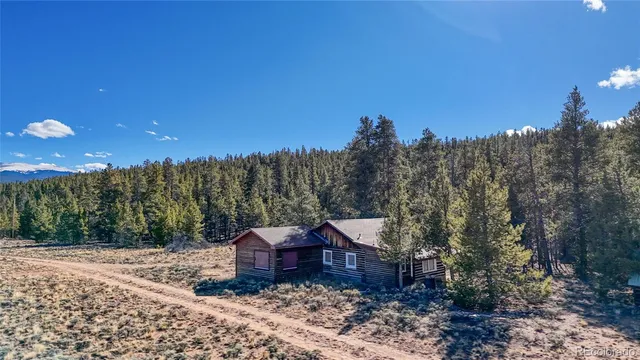 a view of a wooden door