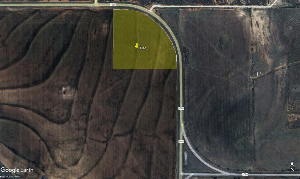 Aerial map of property and surrounding area