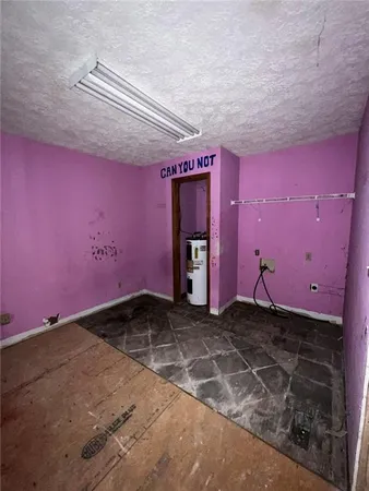 an empty room with window