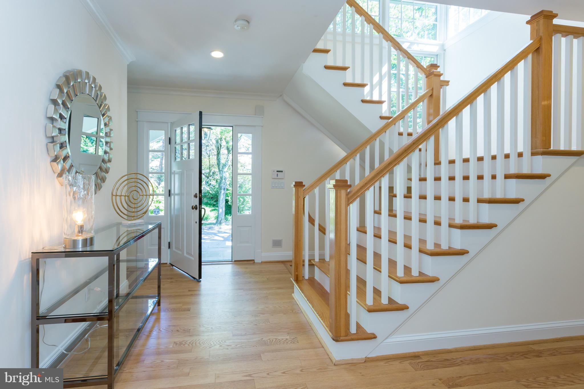 4926 43rd Place Northwest Washington, DC 20016 - Photo 2 of 23 a view of entryway with wooden floor