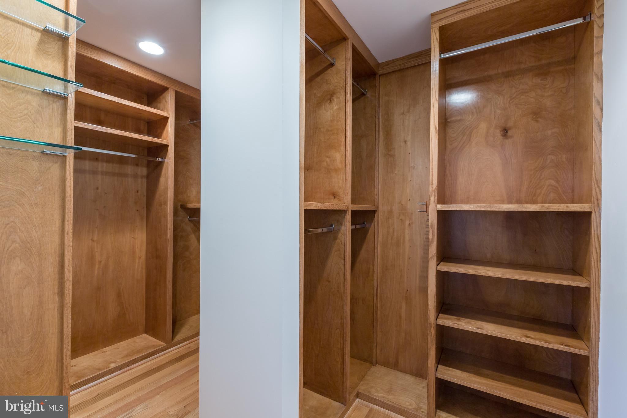 4926 43rd Place Northwest Washington, DC 20016 - Photo 12 of 23 a view of walk in closet with empty racks