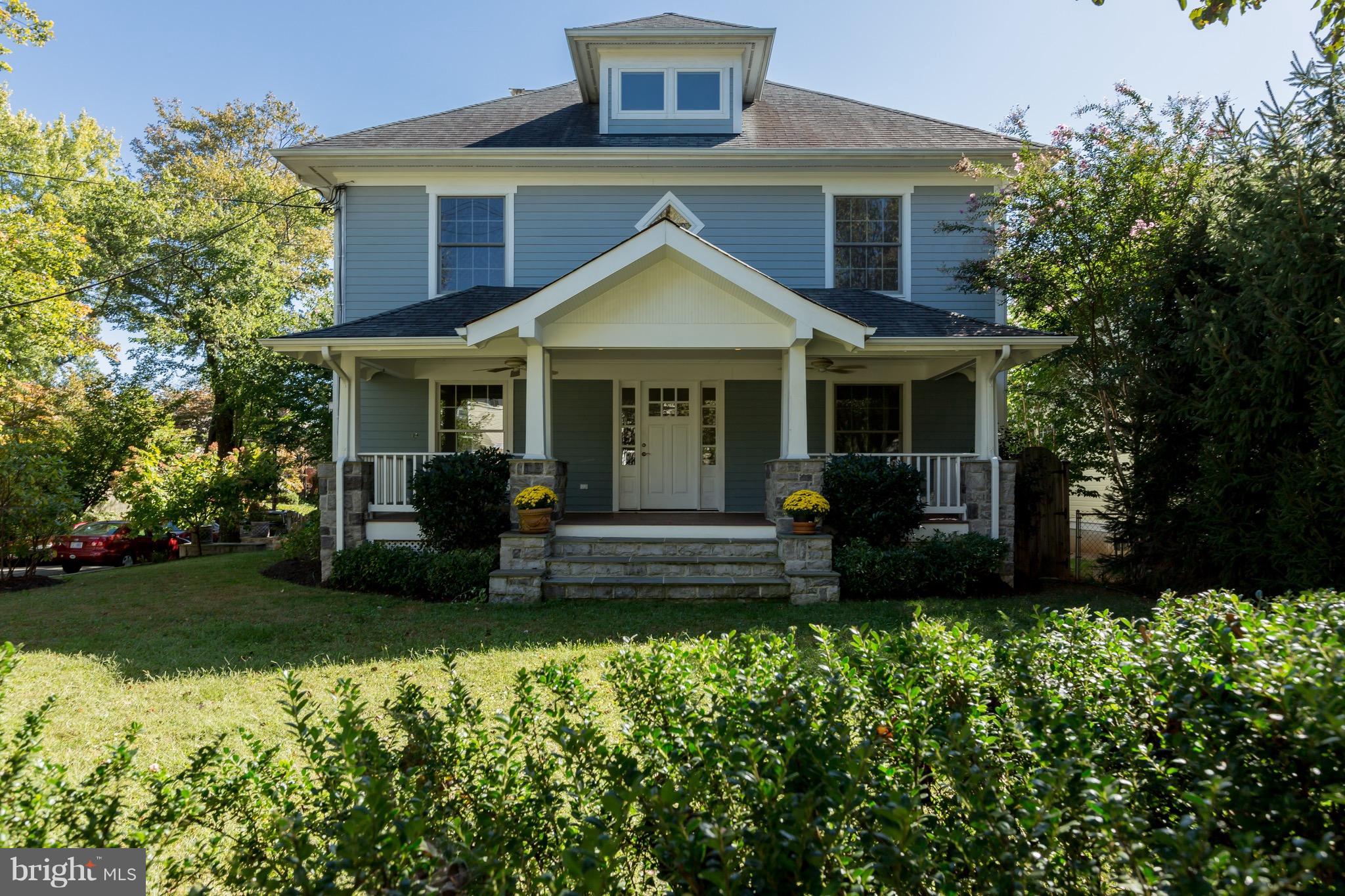 4926 43rd Place Northwest Washington, DC 20016 - Photo 21 of 23 a view of a house with garden and yard