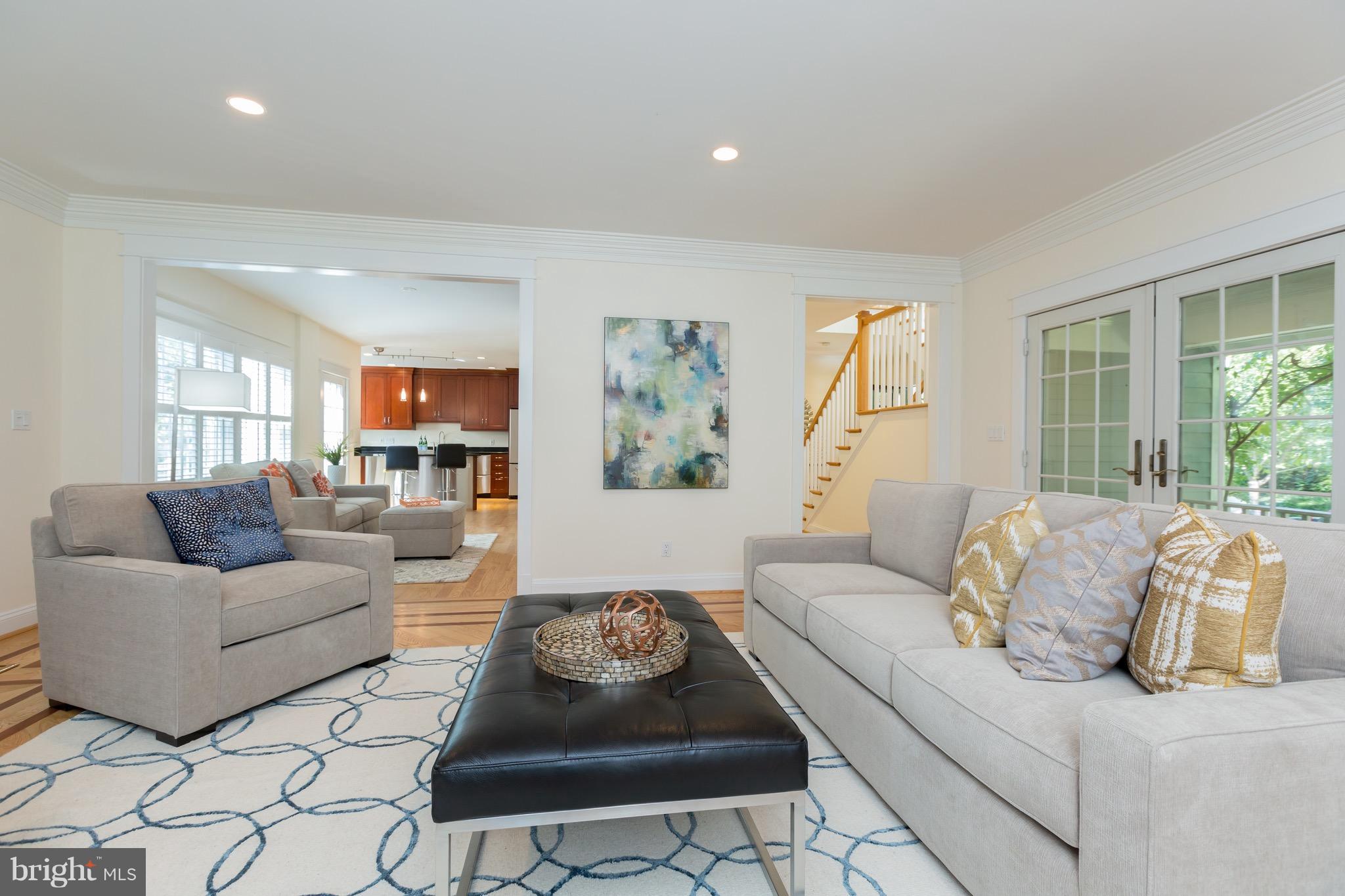 4926 43rd Place Northwest Washington, DC 20016 - Photo 8 of 23 a living room with furniture and a large window