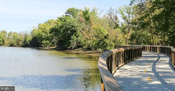 a view of a building with a street