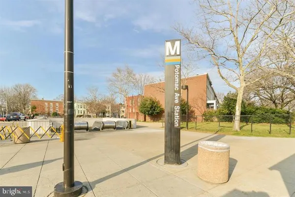 a view of a building with a large window