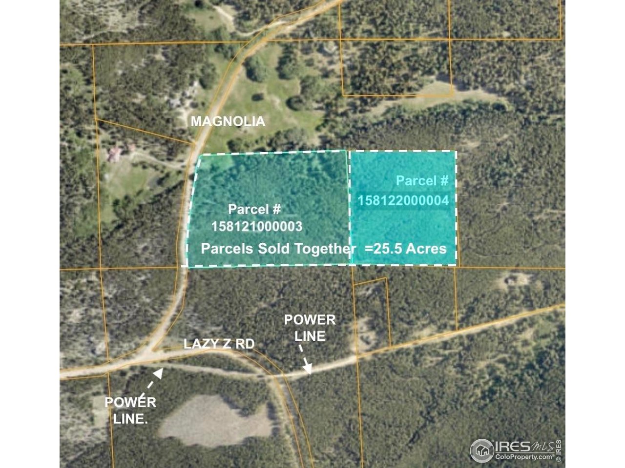0 Magnolia Road Nederland, CO 80466 - Photo 2 of 14 GIS map shows the lot boundaries.