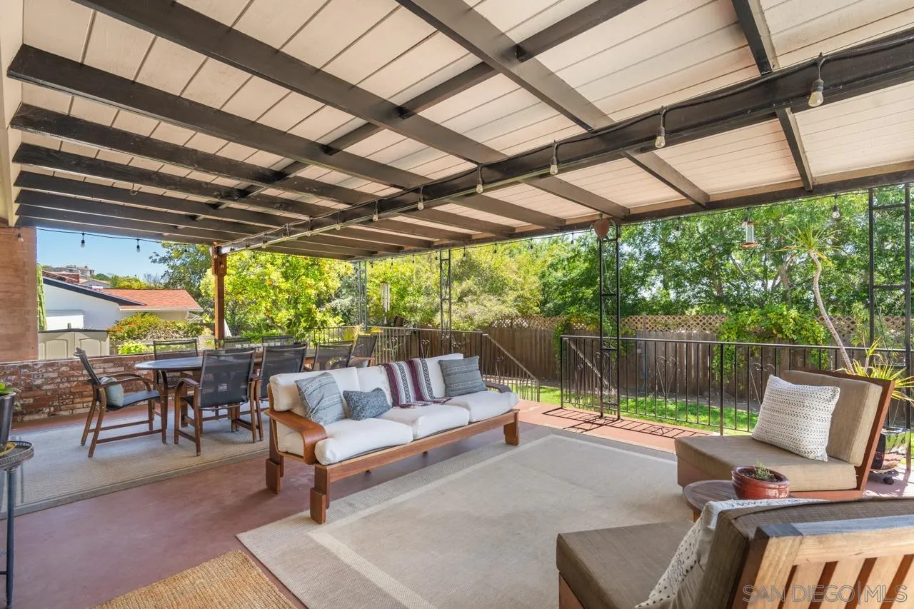 6365 Lambda Drive San Diego, CA 92120 - Photo 12 of 31 a outdoor living space with furniture and garden view