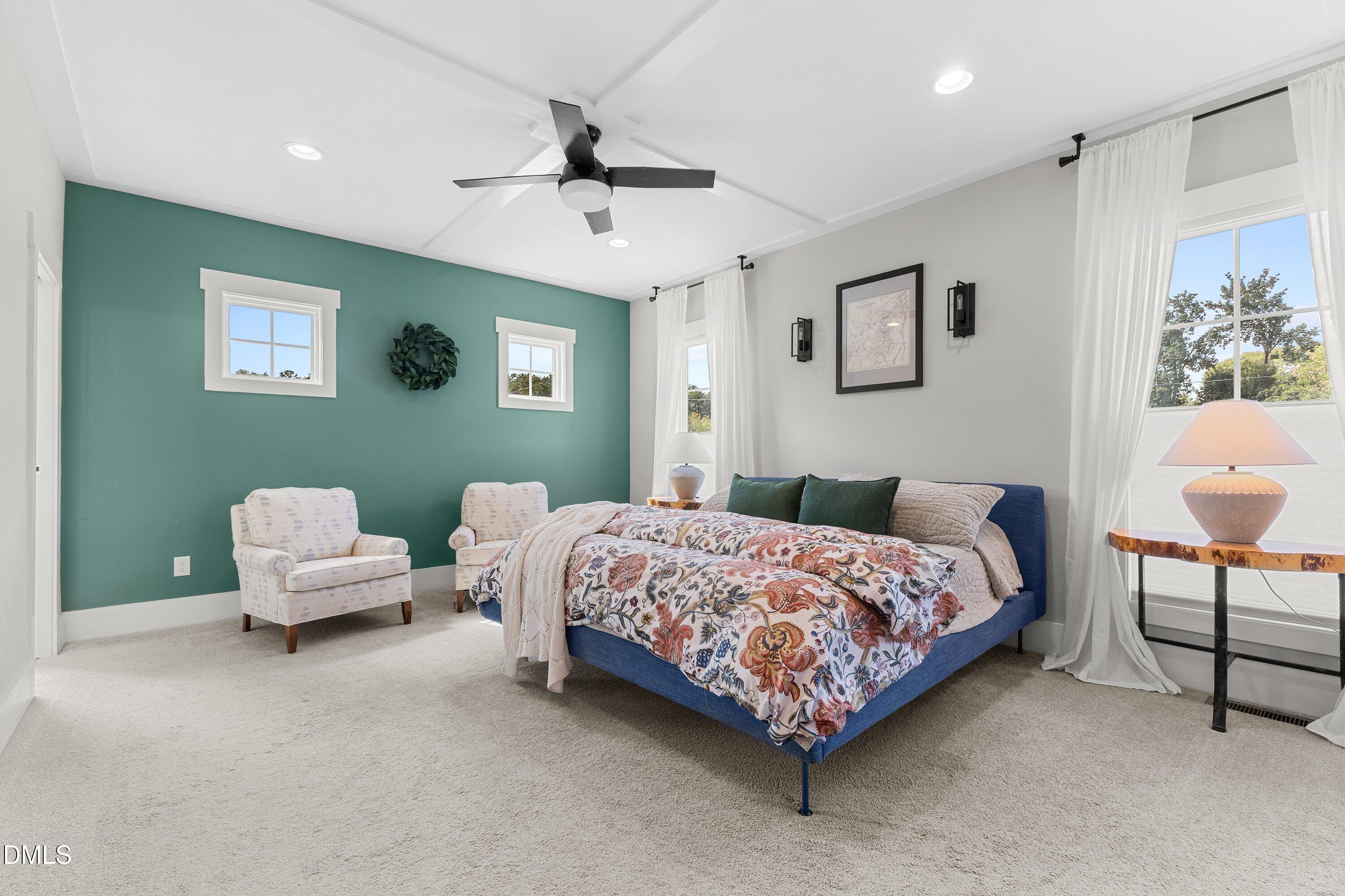 248 Old Hickory Drive Raleigh, NC 27603 - Photo 28 of 45 a bedroom with a bed and a couch
