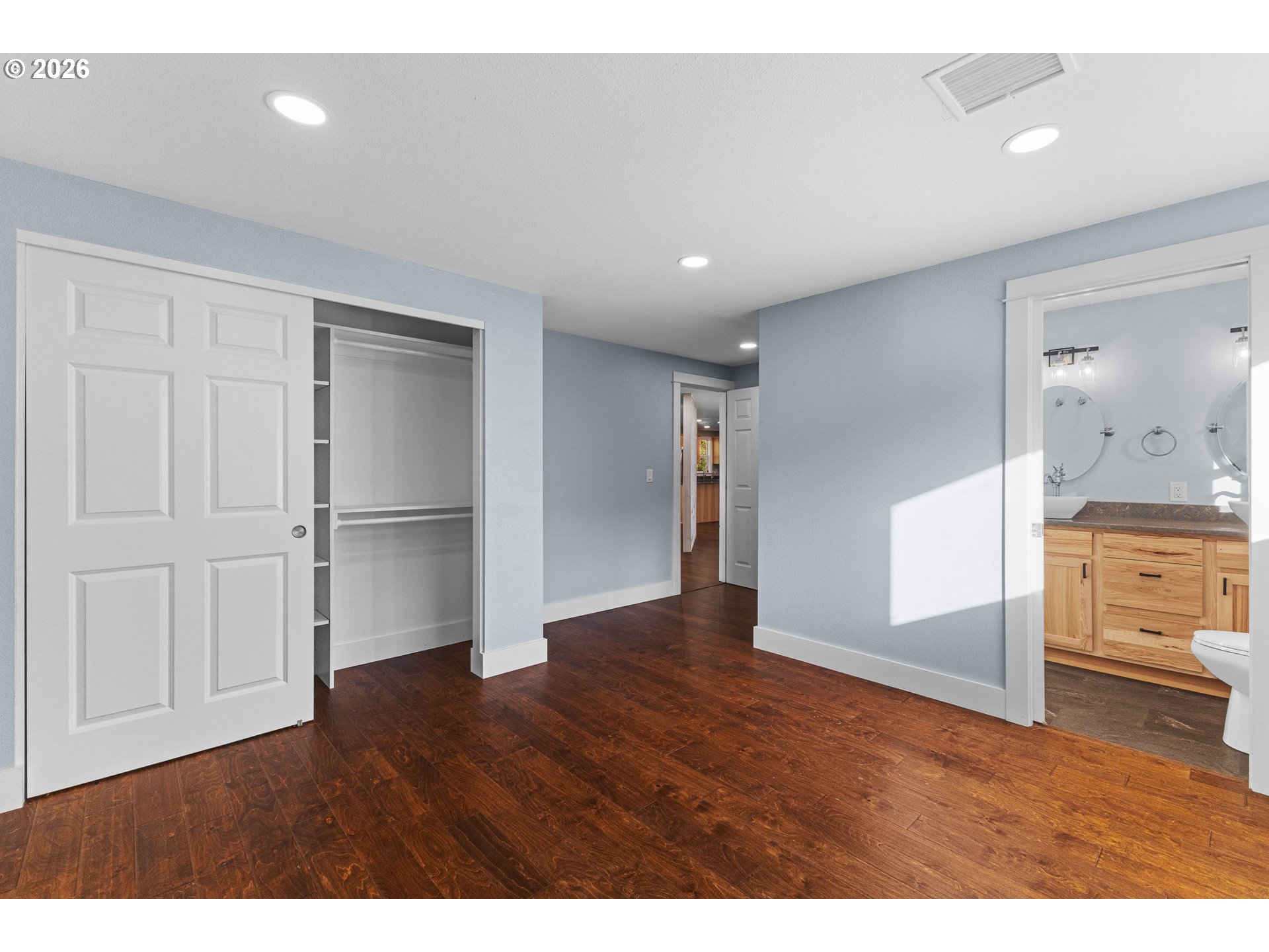 16855 Highway 42 Myrtle Point, OR 97458 - Photo 13 of 43 a view of empty room with wooden floor