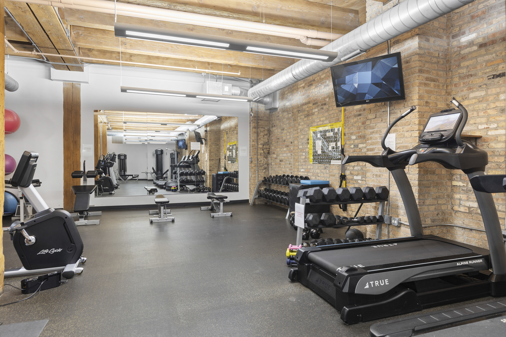 1040 West Adams Street, Unit 105 Chicago, IL 60607 - Photo 16 of 18 a room with gym equipment