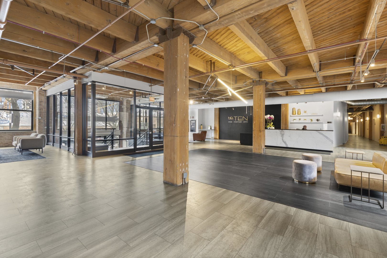 1040 West Adams Street, Unit 105 Chicago, IL 60607 - Photo 2 of 18 a view of livingroom with wooden floor