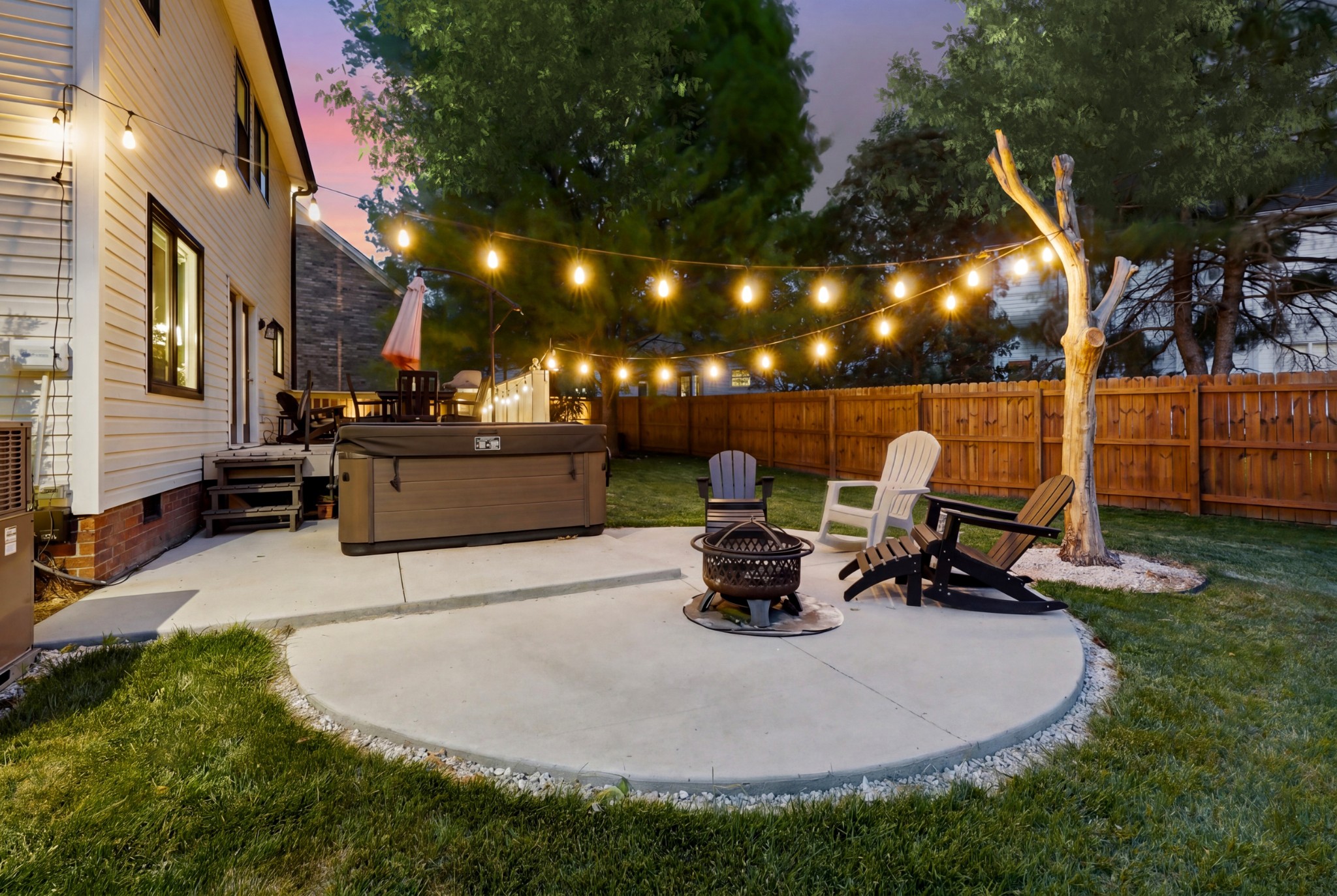 224 Cavalcade Circle Franklin, TN 37069 - Photo 2 of 39 a view of a swimming pool with sitting area and fire pit