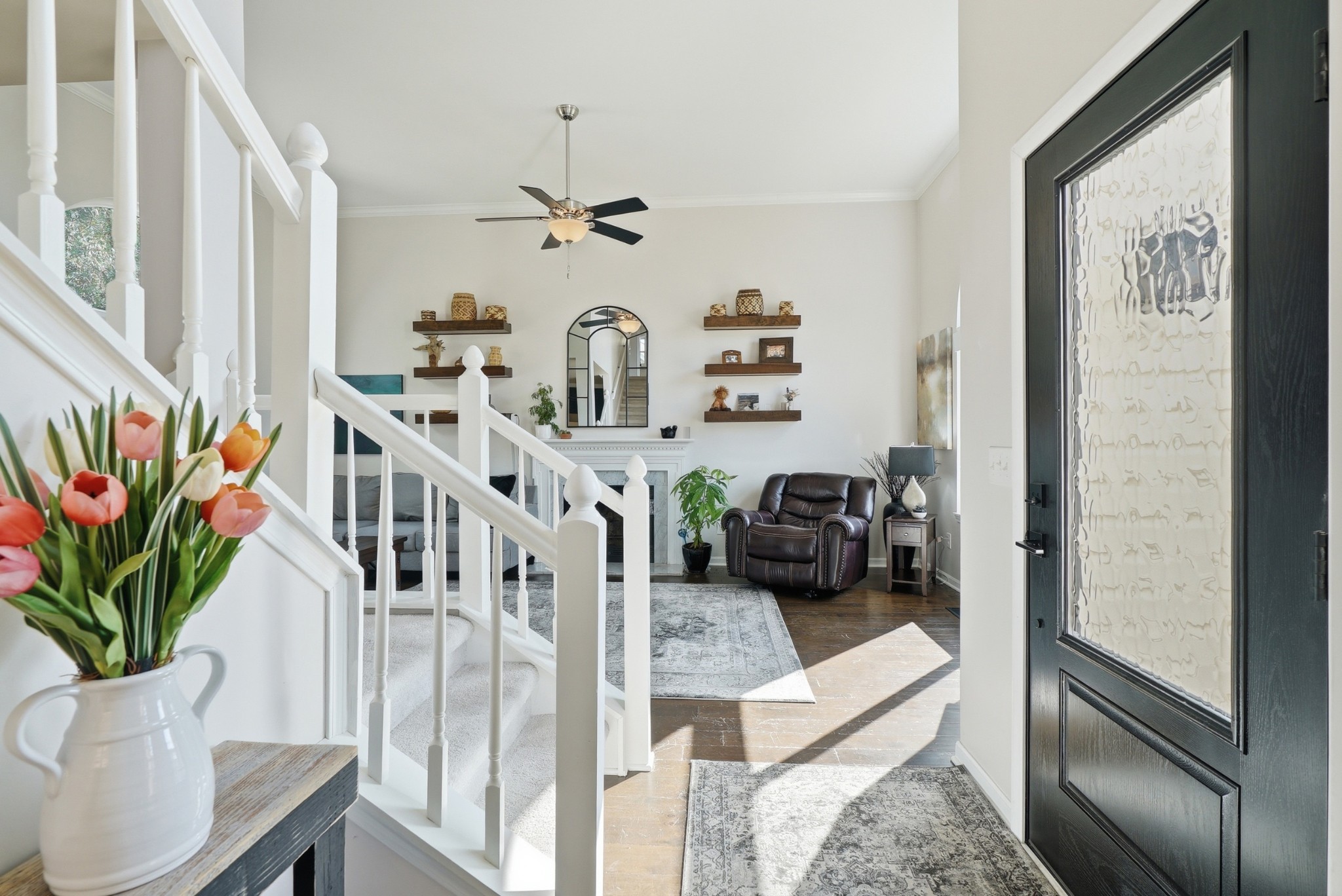 224 Cavalcade Circle Franklin, TN 37069 - Photo 5 of 39 a view of a hallway with a livingroom with furniture