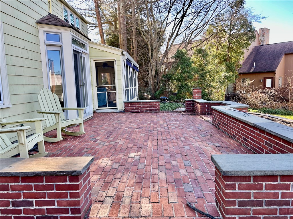 63 White Birch Road Cranston, RI 02920 - Photo 6 of 29 Brick patio from North walkway
