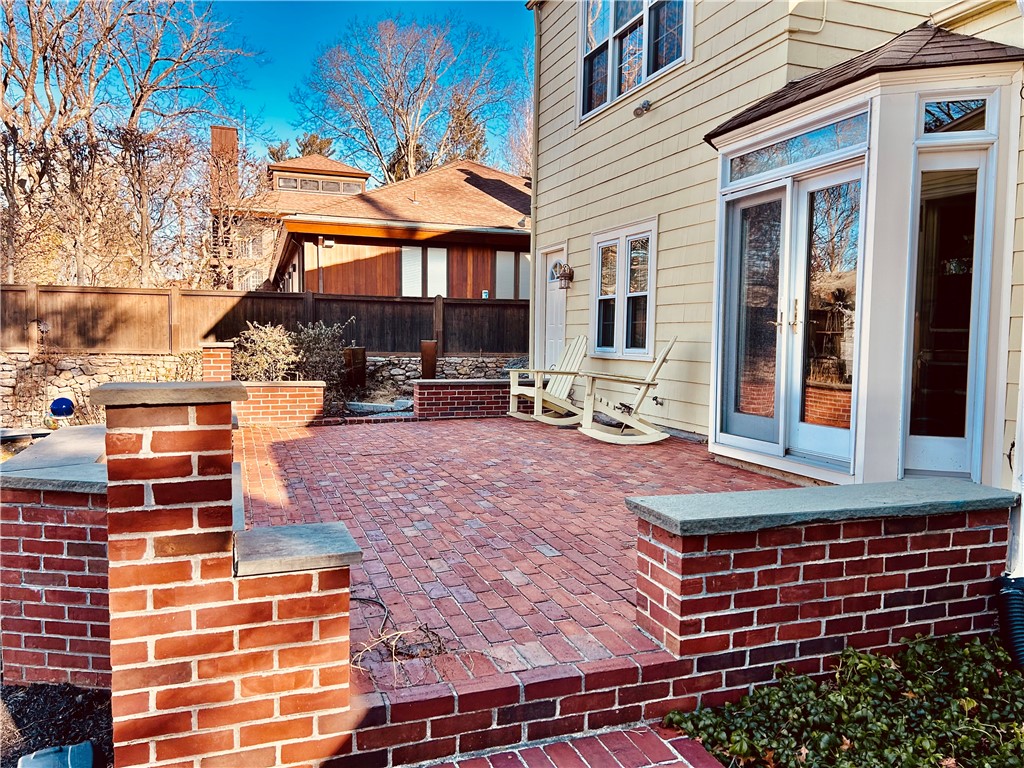 63 White Birch Road Cranston, RI 02920 - Photo 7 of 29 Patio view from South walkway